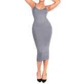 Ultimate Sculpt Midikleid - Grau
